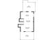 Floorplan of the second floor featuring a deck, kitchen, dining room, living room, and porch at 2100 Rockies Ct, Norcross, GA 30071