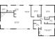 Detailed floor plan showcasing the layout with spacious living room and three bedrooms at 3600 Anglin Rd, Loganville, GA 30052