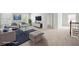 This virtually staged living room is bright and spacious with stylish furniture at 45 Waterloo Ct, Hiram, GA 30141