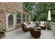 Inviting back deck with comfortable outdoor seating, perfect for relaxing and enjoying the outdoors at 1136 Garner Creek At Parkview Sw Dr, Lilburn, GA 30047