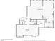 Floor plan of the basement including finished area, bathroom, media room, storage, pantry, and kitchen at 1136 Garner Creek At Parkview Sw Dr, Lilburn, GA 30047