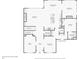 Floor plan showing a layout of the main rooms of the house at 1136 Garner Creek At Parkview Sw Dr, Lilburn, GA 30047