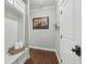 Hallway entry point with a coatrack and storage at 1136 Garner Creek At Parkview Sw Dr, Lilburn, GA 30047