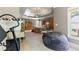 Large main bedroom with ceiling fan, tray ceilings, and fireplace at 1029 Laurel Grove Cts, Suwanee, GA 30024