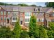 Inviting brick townhomes showcasing classic architectural details and lush landscaping for enhanced curb appeal at 3585 Adelaide Xing, Brookhaven, GA 30319