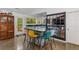 Charming eat-in kitchen featuring a blue island and modern appliances at 3835 Annandale Ln, Suwanee, GA 30024