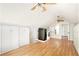 Spacious laundry room with washer/dryer hookups and custom cabinets at 6300 Mountain Brook Ln, Atlanta, GA 30328
