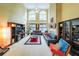 Spacious living room with soaring ceilings, large windows, and stylish furnishings; ideal for entertaining at 1996 Wellesley Trce, Atlanta, GA 30338