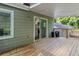 Spacious back deck perfect for entertaining with sliding door access to the kitchen at 2025 Venetian Sw Dr, Atlanta, GA 30311