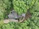 Aerial view of a home surrounded by lush trees at 284 Due West Ct, Dallas, GA 30157