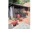 Outdoor porch with enclosure, lounge seating, and privacy at 107 Honeysuckle Ln, Stockbridge, GA 30281