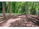 Private backyard featuring a modern horizontal fence at 1678 Capistrana Pl, Decatur, GA 30032