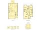 Detailed floor plan showcasing spacious layout with kitchen, bedrooms, Gathering room, and two-car garage at 2623 Jordan Ln, Lithia Springs, GA 30122
