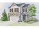 Charming two-story home featuring stone accents, vertical siding, and a two-car garage at 2693 Jordan Ln, Lithia Springs, GA 30122