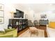 Cozy living room with hardwood floors and comfortable seating arrangement with modern decor at 35 Sheridan Ne Dr # 7, Atlanta, GA 30305