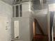 Unique bedroom area with built-in loft, ladder, and lower-level sleeping alcove at 20 Marietta Nw St # 10 F, Atlanta, GA 30303