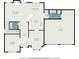 Detailed main level floor plan showcasing the layout of the living spaces, kitchen, and garage at 4535 Howell Farms Nw Rd, Acworth, GA 30101