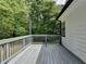 Deck offers ample space for outdoor living, with lovely backyard views at 4278 Trotters Ln, Auburn, GA 30011