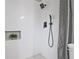 Clean, new tiled shower with modern fixtures at 783 Lost Creek Cir, Stone Mountain, GA 30088