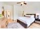 Cozy bedroom with hardwood floors, large windows and a comfortable king bed at 1430 Dresden Ne Dr # 225, Atlanta, GA 30319