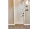 Front door of condo with modern handle and unit number at 1430 Dresden Ne Dr # 225, Atlanta, GA 30319