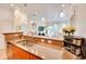 Modern kitchen features an open design to living area and great breakfast bar at 1430 Dresden Ne Dr # 225, Atlanta, GA 30319