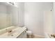 Compact bathroom featuring a vanity with storage, a toilet, and a shower and bathtub combo at 712 Brambling Way, Stockbridge, GA 30281