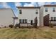 Spacious backyard with a deck and lush lawn at 1393 Halpern Nw Ln, Kennesaw, GA 30144
