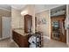 The bathroom features an infrared sauna, built in storage, and granite countertop at 194 Sentinel Se Pl, Marietta, GA 30067