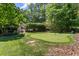 Well manicured putting green in a private backyard, enhanced by mature landscaping and privacy at 194 Sentinel Se Pl, Marietta, GA 30067