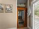 The infrared sauna with a wooden door is a great addition to this bathroom at 194 Sentinel Se Pl, Marietta, GA 30067