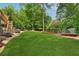 Expansive backyard with lush green lawn, perfect for outdoor activities at 2622 Murdock Rd, Marietta, GA 30062