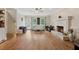 Spacious living room with fireplace, hardwood floors, and lots of natural light, with access to the patio at 2622 Murdock Rd, Marietta, GA 30062