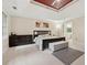 This spacious main bedroom features a tray ceiling, neutral carpeting, and ensuite bathroom at 2622 Murdock Rd, Marietta, GA 30062
