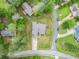 Aerial view of a home in a neighborhood setting, showcasing its position in the community at 5008 Monticello Dr, Villa Rica, GA 30180