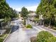 Gated entrance with stone pillars provides privacy and security for the community at 1195 Milton Se Ter # 1407, Atlanta, GA 30315