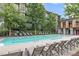 A tranquil pool area with lounge chairs offering residents a relaxing and stylish retreat at 1195 Milton Se Ter # 1407, Atlanta, GA 30315