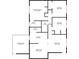 Detailed floor plan displays primary bedroom, kitchen, living room, dining room, and covered patio at 305 Winding River Village Dr # F, Atlanta, GA 30350