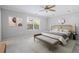 Inviting bedroom with a large window and contemporary furnishings at 305 Winding River Village Dr # F, Atlanta, GA 30350