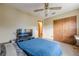 Bedroom featuring a bed, TV, and a closet at 2485 Shady Shoals Ct, Decatur, GA 30034