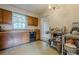 Functional kitchen design features wood cabinetry, laminate countertop and stainless steel oven at 2485 Shady Shoals Ct, Decatur, GA 30034