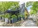 Outdoor dining area with lush greenery and modern decor in a nice spot to eat at 2485 Shady Shoals Ct, Decatur, GA 30034