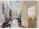 Elegant foyer with high ceilings, hardwood floors, and staircase at 2840 Astoria Ave, Cumming, GA 30040