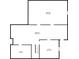 Basement floor plan shows spacious layout with large rooms and ample potential for customization at 6179 Ashbranch Dr, Acworth, GA 30101