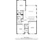 Detailed home floor plan with labeled rooms, bathrooms, and walk-in closets for layout understanding at 6179 Ashbranch Dr, Acworth, GA 30101