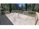 Large wooden deck providing ample space for outdoor gatherings with a lovely wooded backdrop at 1978 Fisher Trl, Atlanta, GA 30345