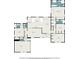 Floor plan showing the layout of the home, including the living room, kitchen, bedrooms, and bathrooms at 4469 Huntington Cir, Atlanta, GA 30338
