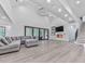 Spacious living room featuring vaulted ceilings, fireplace, and hardwood floors at 106 Belmont Dr, Canton, GA 30115