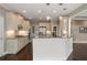 Gourmet kitchen with granite countertops, stainless steel appliances, and white cabinets at 1758 Rosehedge Nw Way, Kennesaw, GA 30152