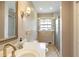 Bathroom featuring vanity, toilet, bidet, and shower over bath at 2785 Fontainebleau Dr, Dunwoody, GA 30360